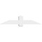 Ekena Millwork Eugene Architectural Grade PVC Gable Bracket, 60"W x 12 1/2"H x 4"D x 6"F, 5/12 Pitch GBP060X13X0406EUG00 - alternate 2